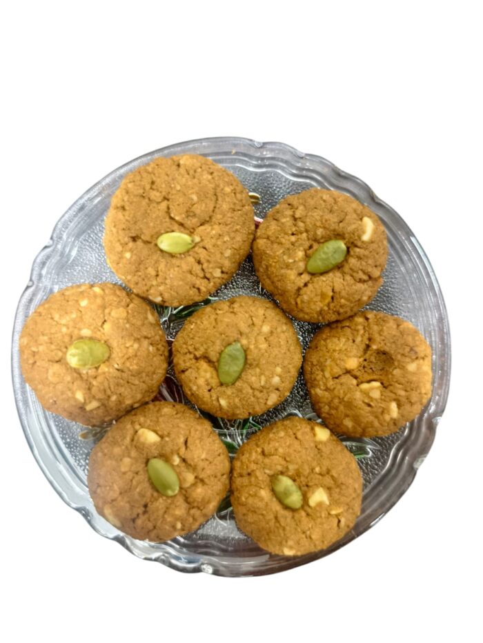 Jowari Oats Jaggery Cookies - Image 3