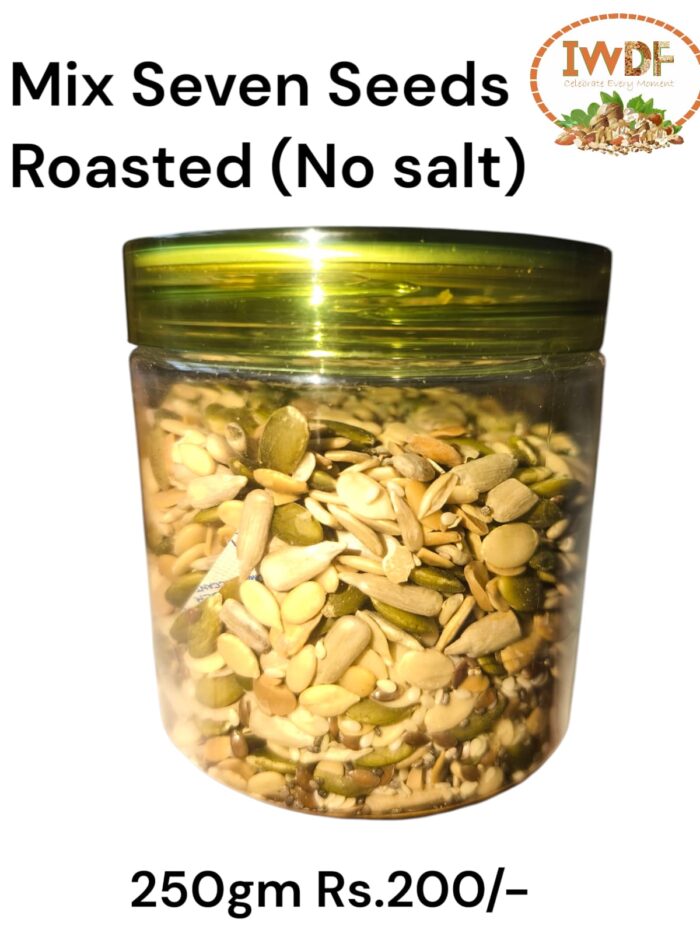 Mix Seven Seeds Roasted (No Salt ) Jar Packing