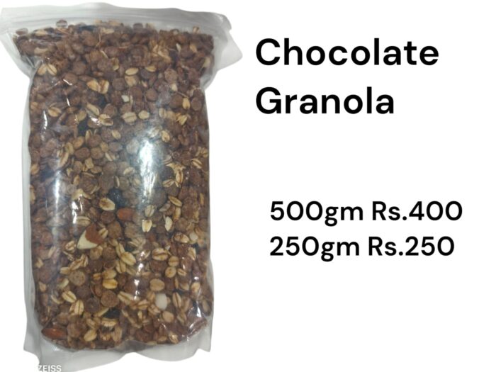 Chocolate Granola (No Added Processed Sugar)